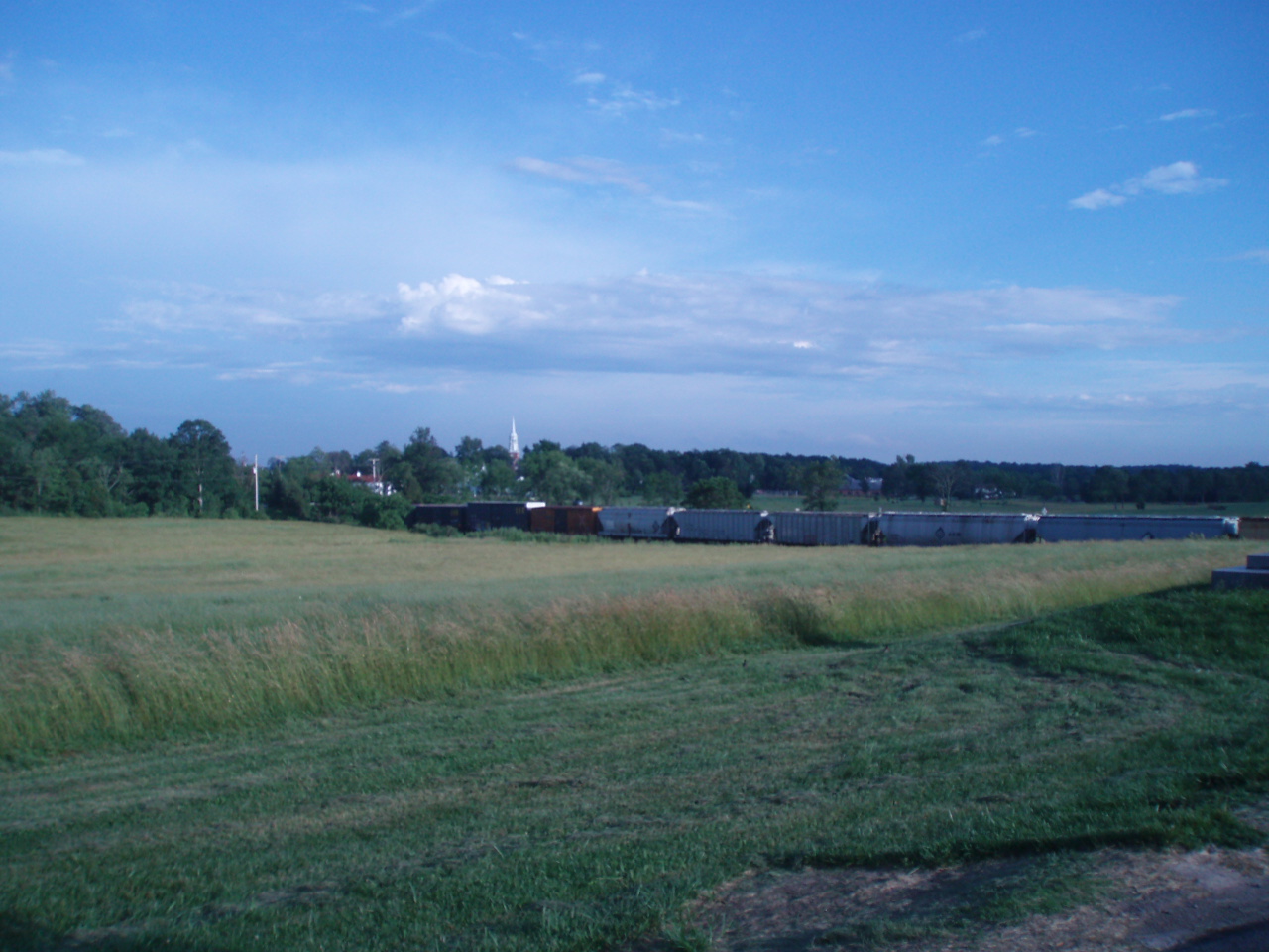 Open fields and tree line at McPherson's Ridge on the Gettysburg battlefield